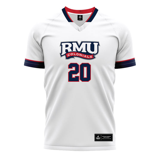 Robert Morris - NCAA Women's Soccer : Shauna Gamble - White Soccer Jersey-0