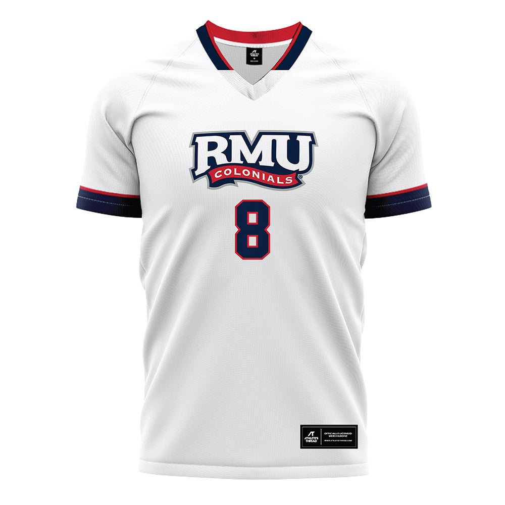 Robert Morris - NCAA Women's Soccer : Ava Trethewey - White Soccer Jersey-0