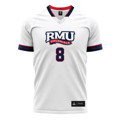 Robert Morris - NCAA Women's Soccer : Ava Trethewey - White Soccer Jersey-0