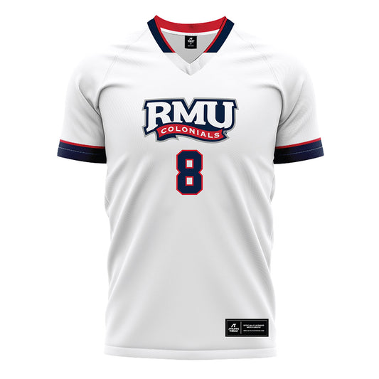 Robert Morris - NCAA Women's Soccer : Ava Trethewey - White Soccer Jersey-0
