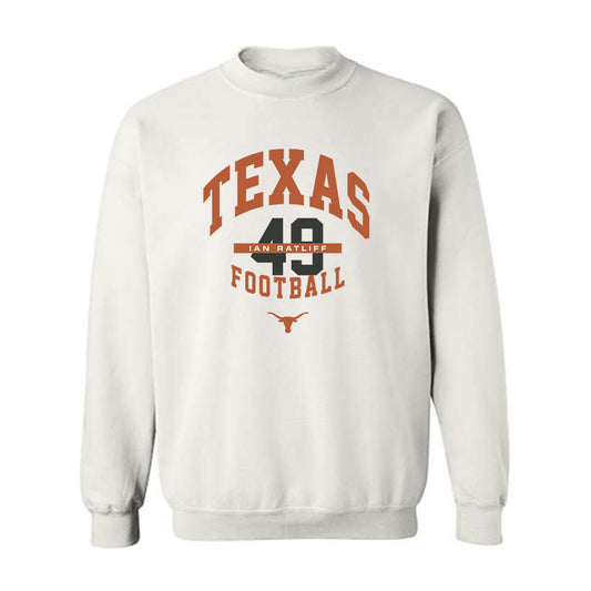 Texas - NCAA Football : Ian Ratliff - Classic Fashion Shersey Crewneck Sweatshirt-0