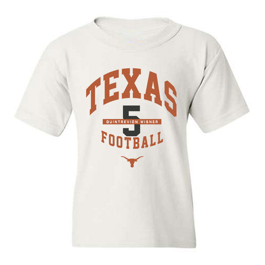 Texas - NCAA Football : Quintrevion Wisner - Classic Fashion Shersey Youth T-Shirt-0