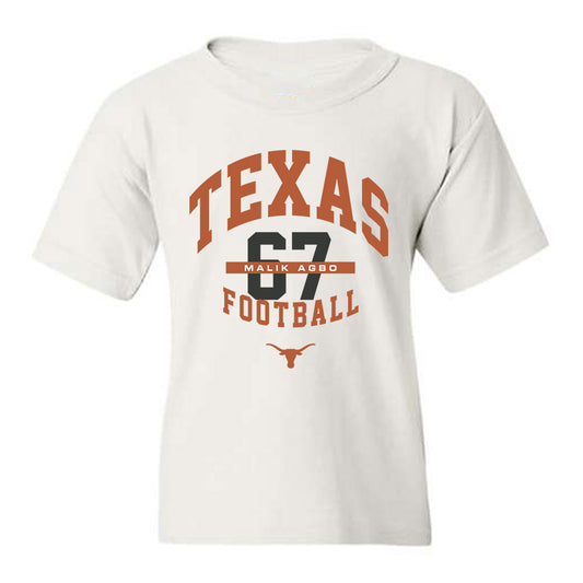 Texas - NCAA Football : Malik Agbo - Classic Fashion Shersey Youth T-Shirt-0