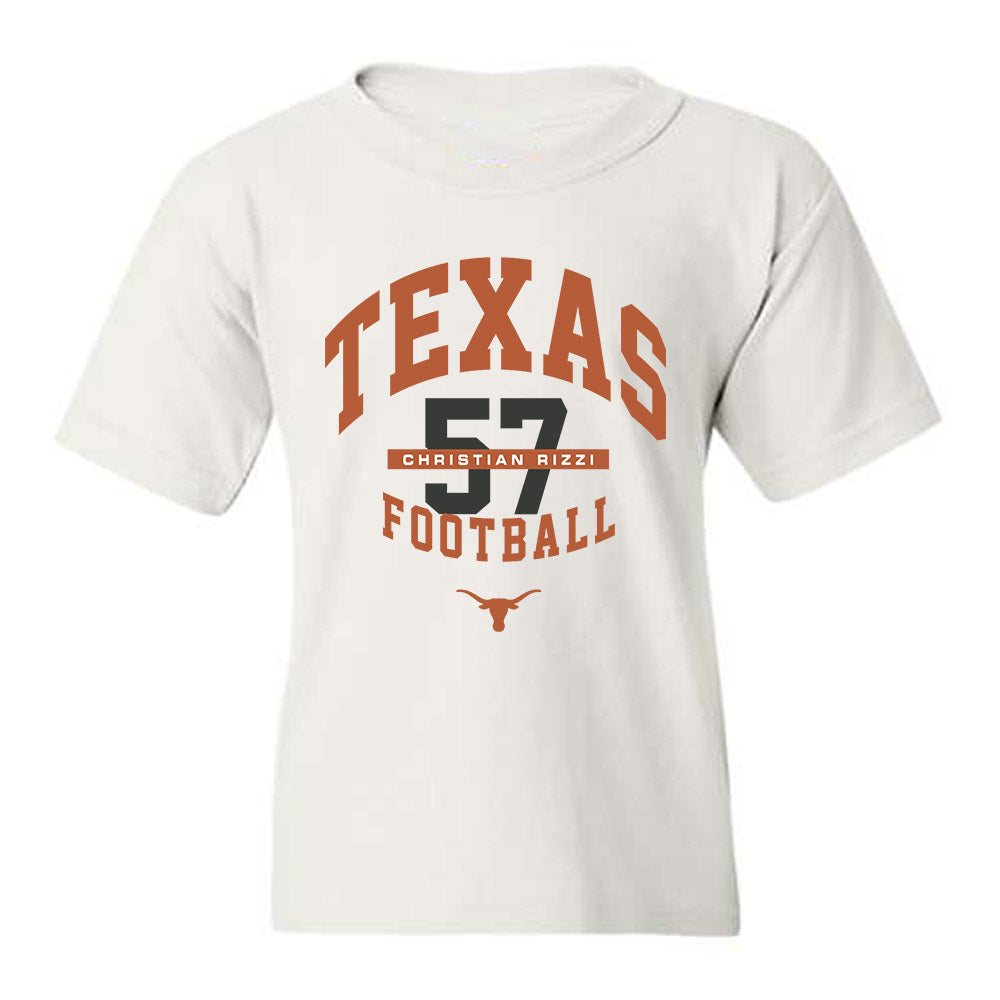 Texas - NCAA Football : Christian Rizzi - Classic Fashion Shersey Youth T-Shirt-0