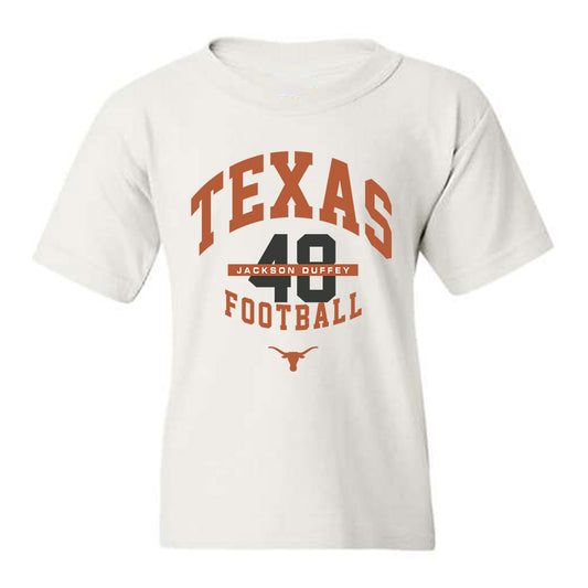 Texas - NCAA Football : Jackson Duffey - Classic Fashion Shersey Youth T-Shirt-0