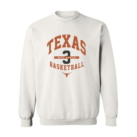 Texas - NCAA Men's Basketball : Max Abmas - Classic Fashion Shersey Crewneck Sweatshirt-0