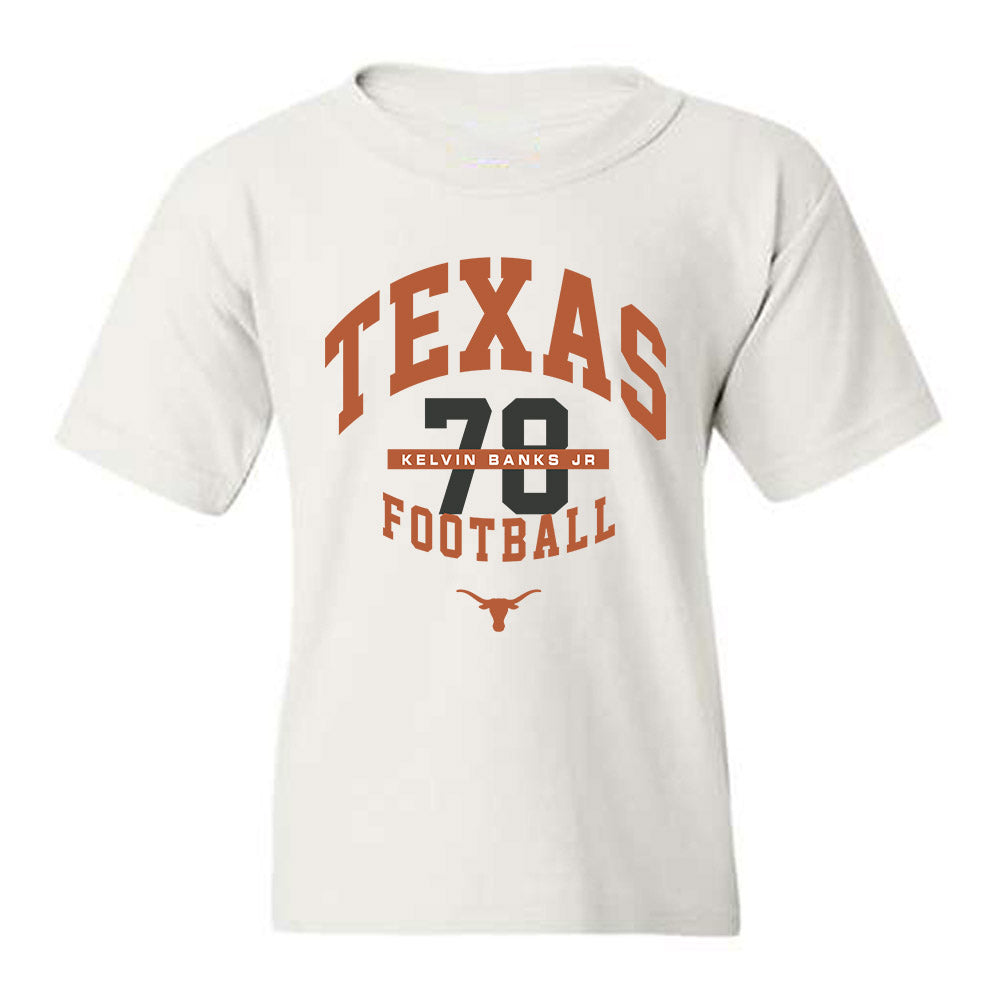 Texas - NCAA Football : Kelvin Banks Jr - Classic Fashion Shersey Youth T-Shirt-0