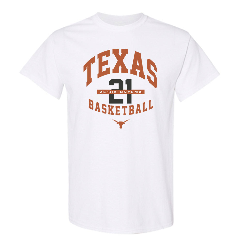 Texas - NCAA Men's Basketball : Ze’rik Onyema - Classic Fashion Shersey T-Shirt-0