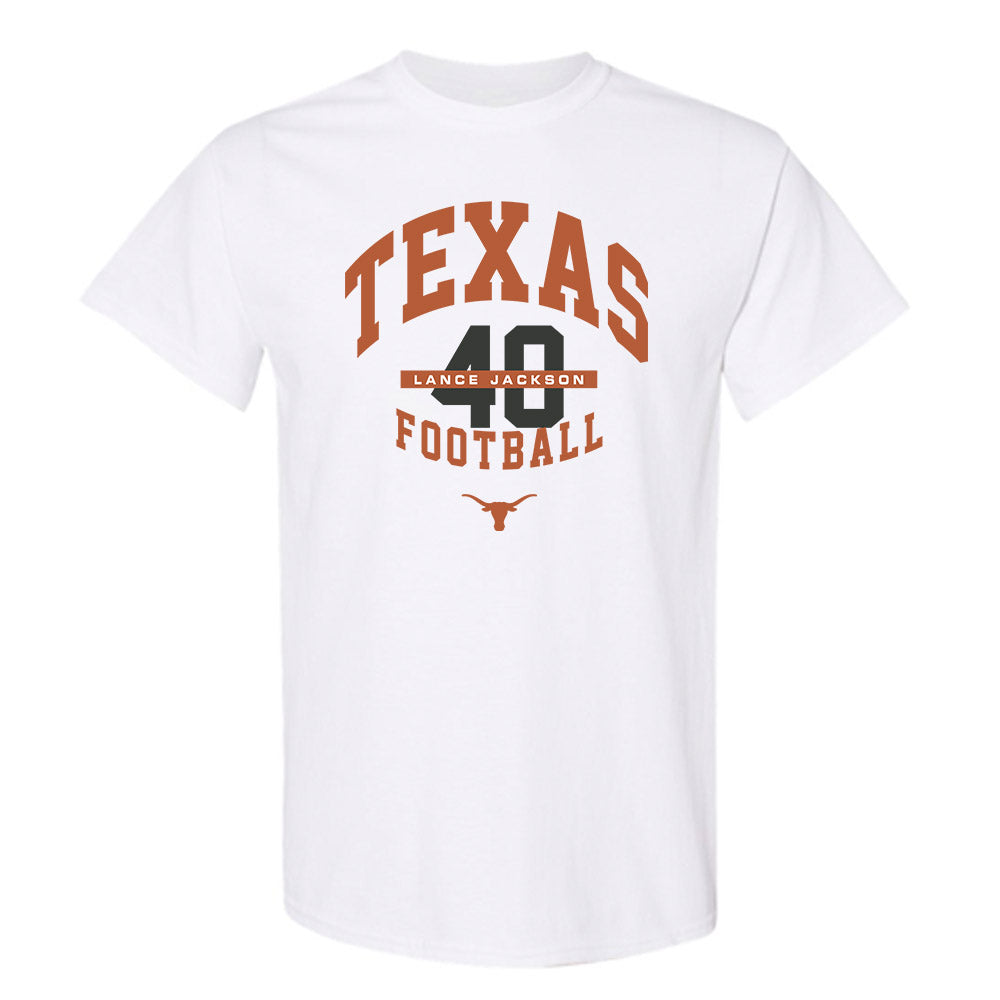 Texas - NCAA Football : Lance Jackson - Classic Fashion Shersey T-Shirt-0