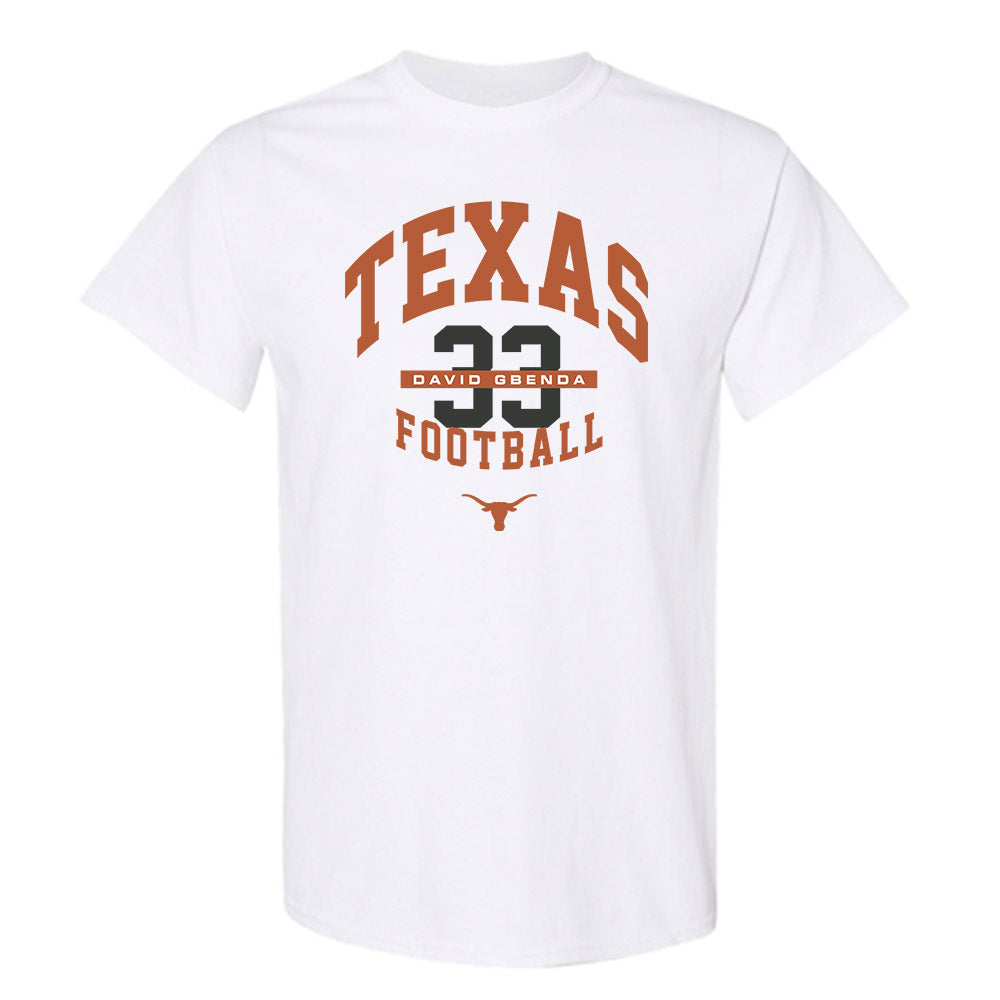 Texas - NCAA Football : David Gbenda - Classic Fashion Shersey T-Shirt-0