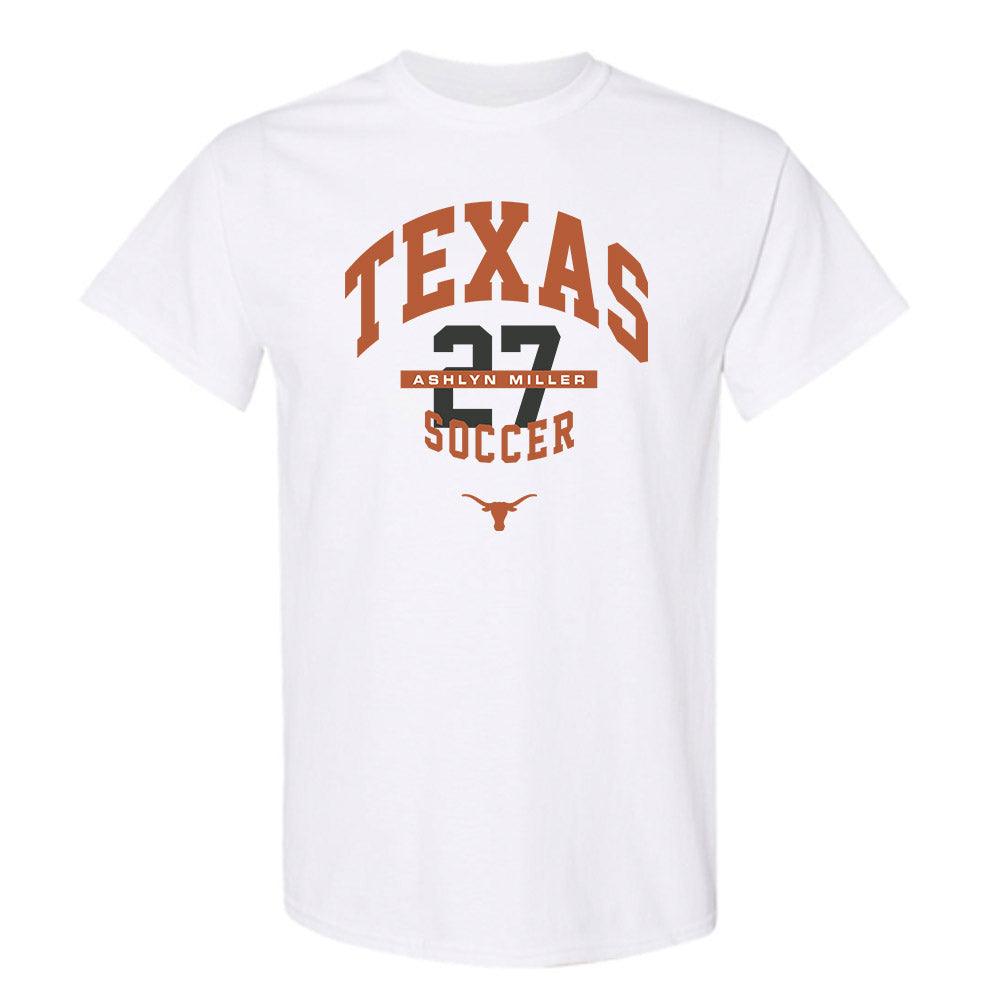 Texas - NCAA Women's Soccer : Ashlyn Miller - Classic Fashion Shersey T-Shirt-0