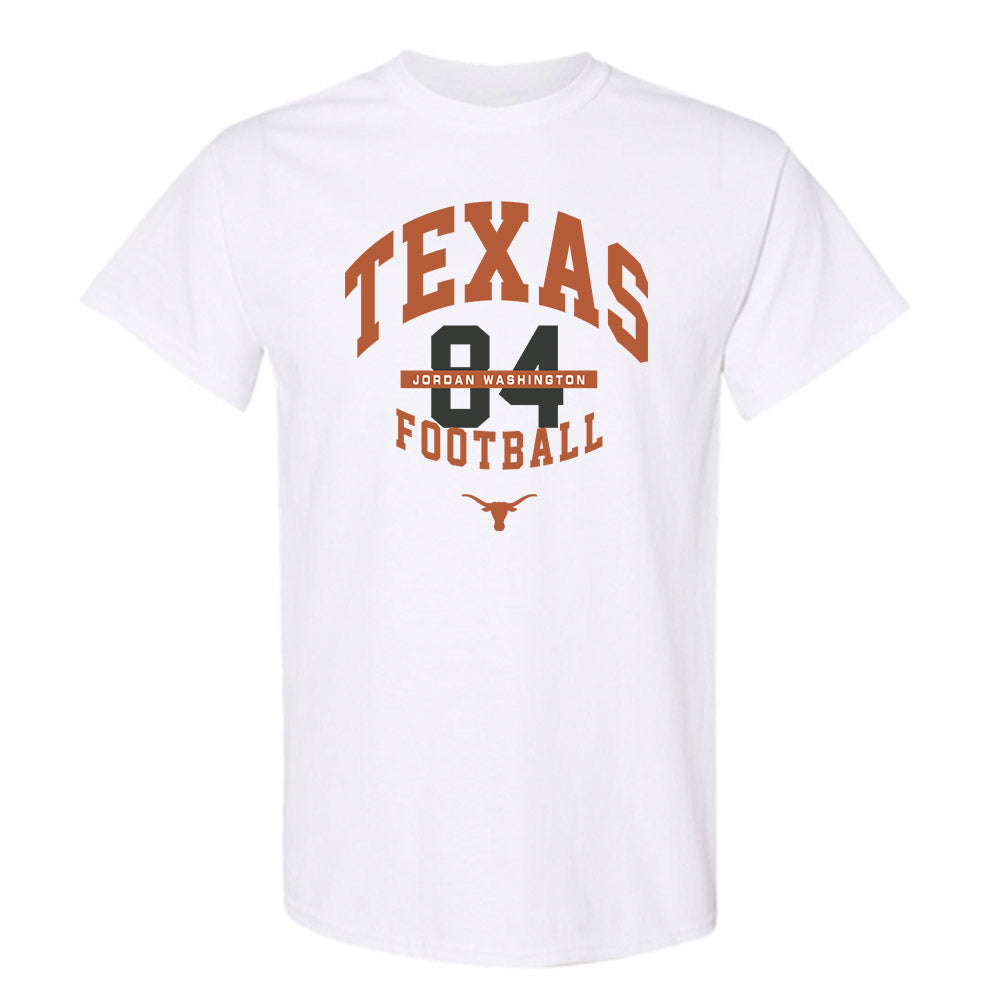 Texas - NCAA Football : Jordan Washington - Classic Fashion Shersey T-Shirt-0