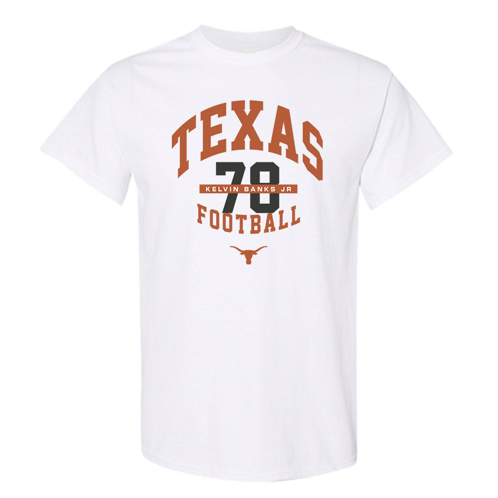 Texas - NCAA Football : Kelvin Banks Jr - Classic Fashion Shersey T-Shirt-0