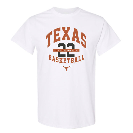 Texas - NCAA Men's Basketball : Devon Pryor - Classic Fashion Shersey T-Shirt-0