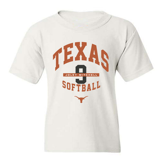 Texas - NCAA Softball : Joley Mitchell - Classic Fashion Shersey Youth T-Shirt-0