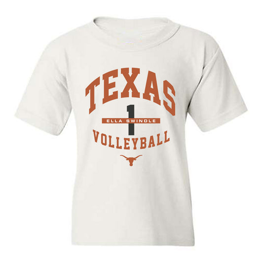 Texas - NCAA Women's Volleyball : Ella Swindle - Classic Fashion Shersey Youth T-Shirt-0