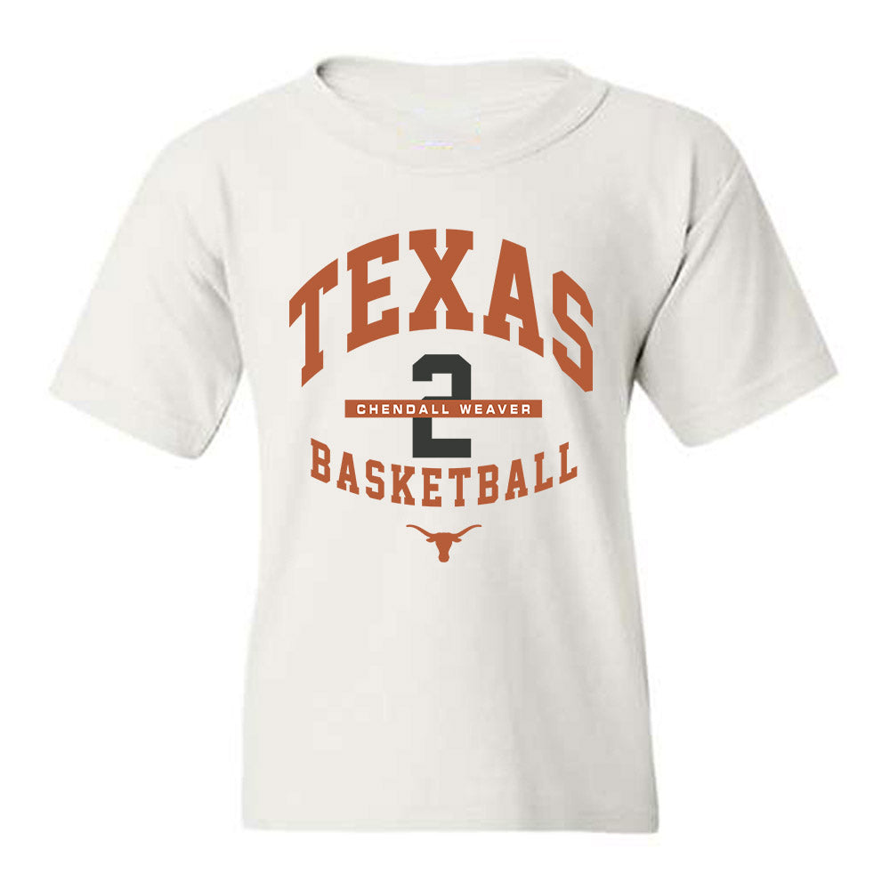 Texas - NCAA Men's Basketball : Chendall Weaver - Classic Fashion Shersey Youth T-Shirt-0