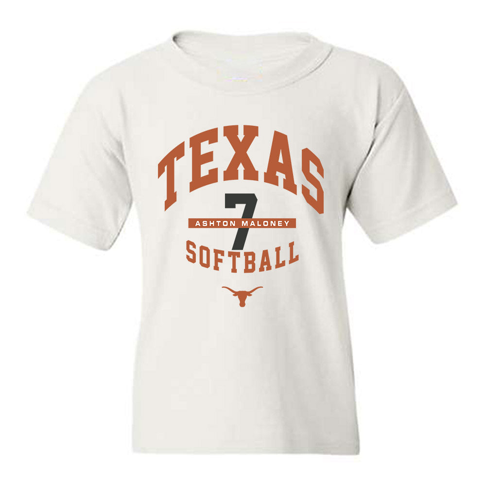 Texas - NCAA Softball : Ashton Maloney - Classic Fashion Shersey Youth T-Shirt-0