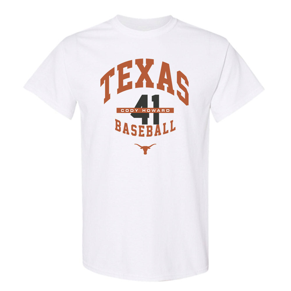 Texas - NCAA Baseball : Cody Howard - Classic Fashion Shersey T-Shirt-0