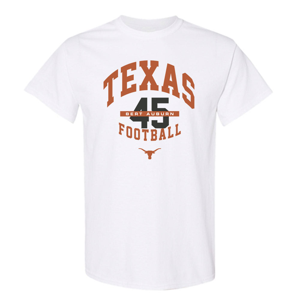 Texas - NCAA Football : Bert Auburn - Classic Fashion Shersey T-Shirt-0