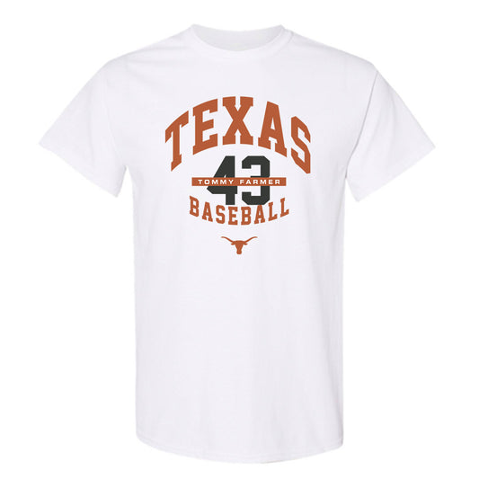 Texas - NCAA Baseball : Tommy Farmer - Classic Fashion Shersey T-Shirt-0