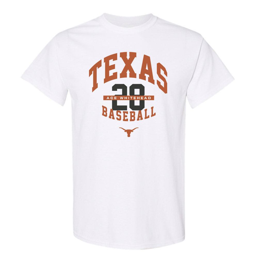 Texas - NCAA Baseball : Ace Whitehead - Classic Fashion Shersey T-Shirt-0