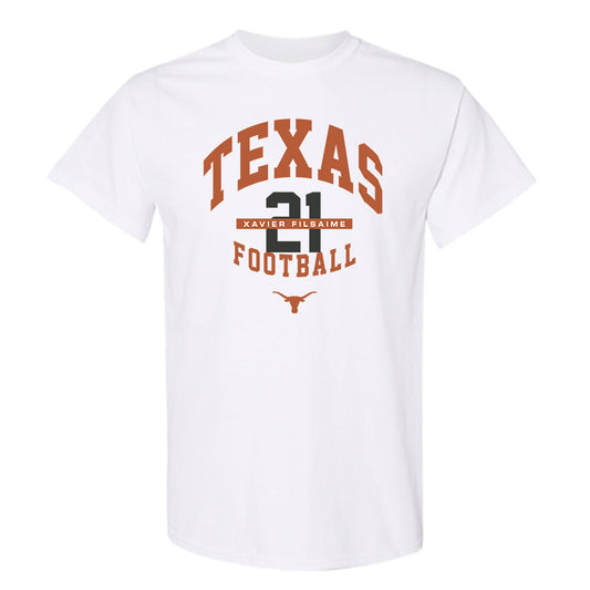 Texas - NCAA Football : Xavier Filsaime - Classic Fashion Shersey T-Shirt-0