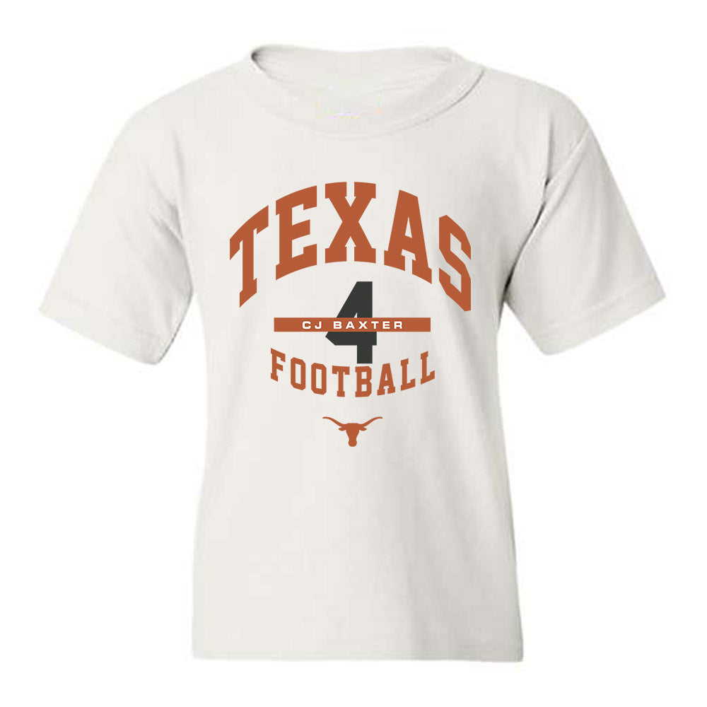 Texas - NCAA Football : CJ Baxter - Classic Fashion Shersey Youth T-Shirt-0