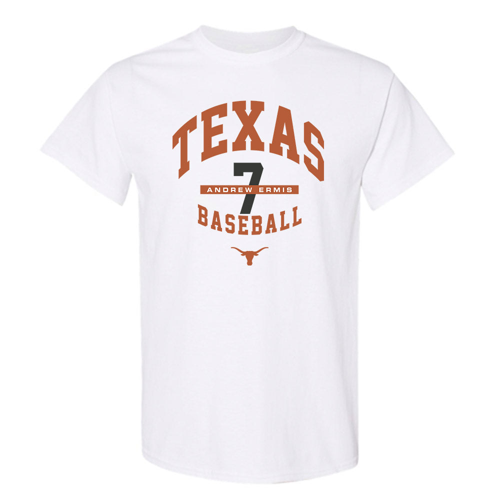 Texas - NCAA Baseball : Andrew Ermis - Classic Fashion Shersey T-Shirt-0