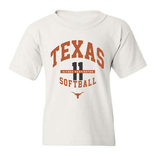 Texas - NCAA Softball : Alyssa Washington - Classic Fashion Shersey Youth T-Shirt-0