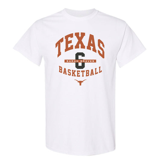 Texas - NCAA Women's Basketball : Sarah Graves - Classic Fashion Shersey T-Shirt-0