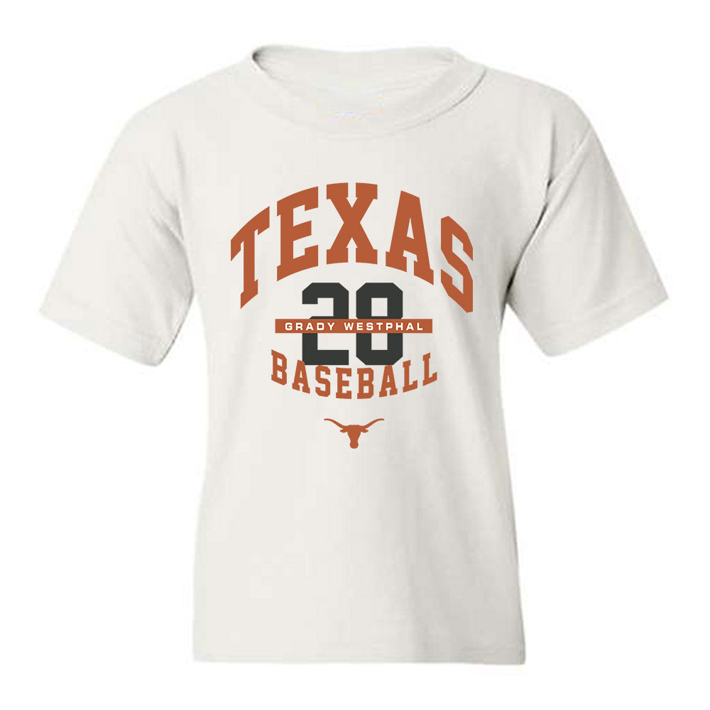 Texas - NCAA Baseball : Grady Westphal - Classic Fashion Shersey Youth T-Shirt-0