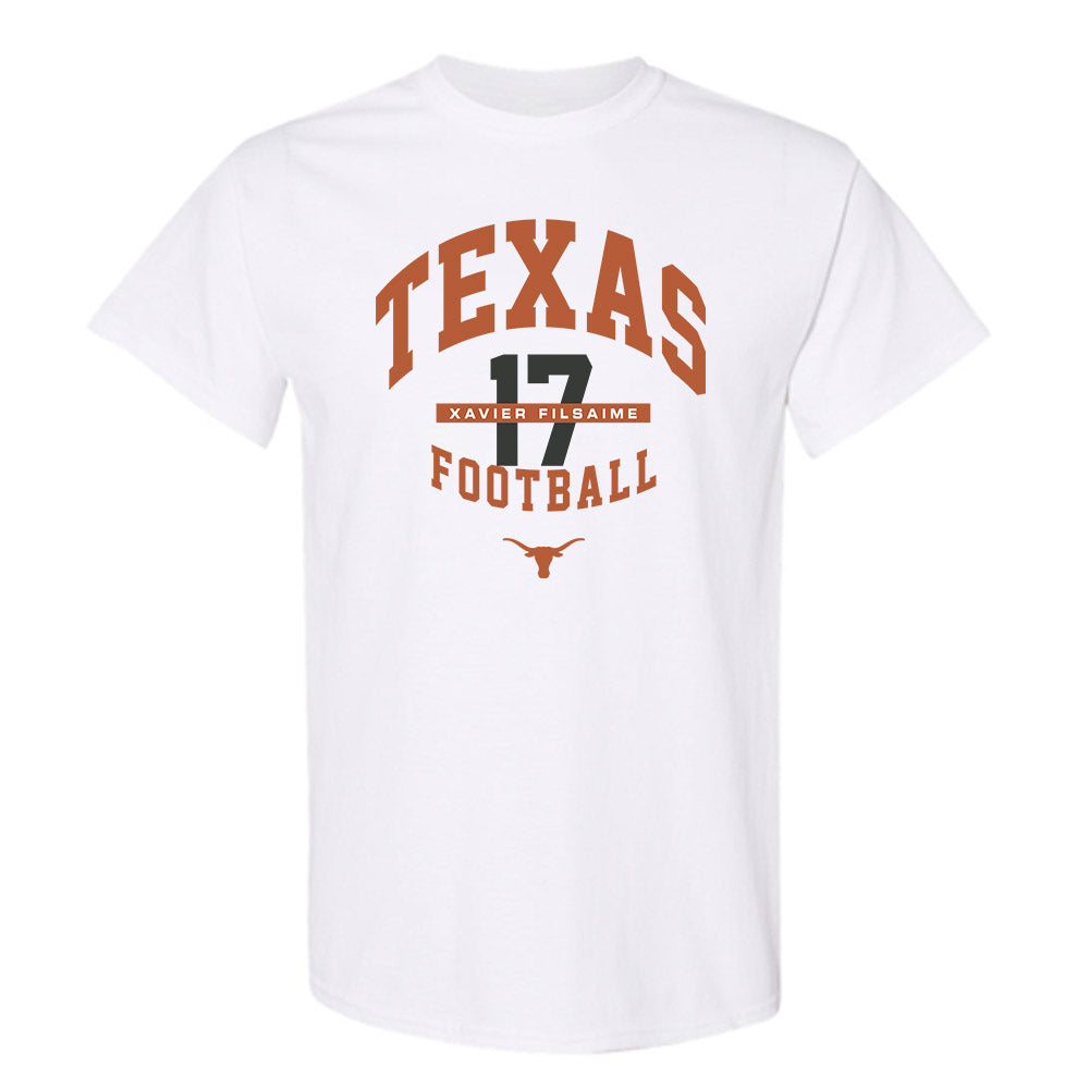 Texas - NCAA Football : Xavier Filsaime - Classic Fashion Shersey T-Shirt-0
