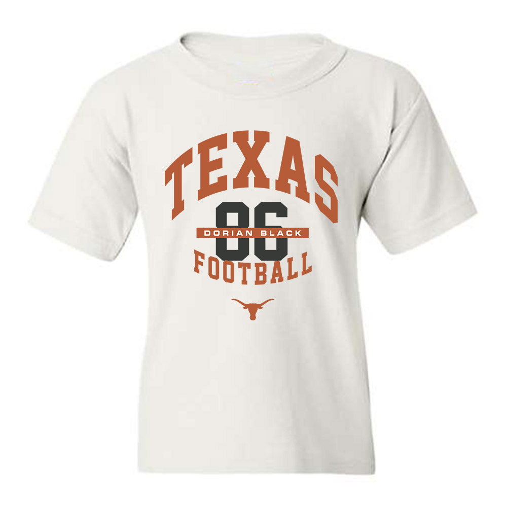 Texas - NCAA Football : Dorian Black - Classic Fashion Shersey Youth T-Shirt-0