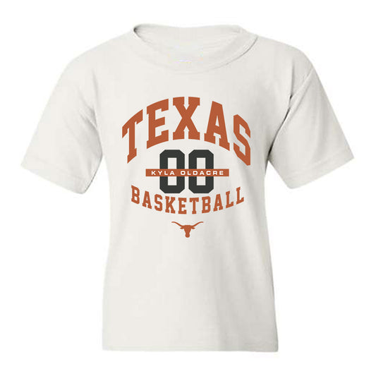 Texas - NCAA Women's Basketball : Kyla Oldacre - Classic Fashion Shersey Youth T-Shirt-0