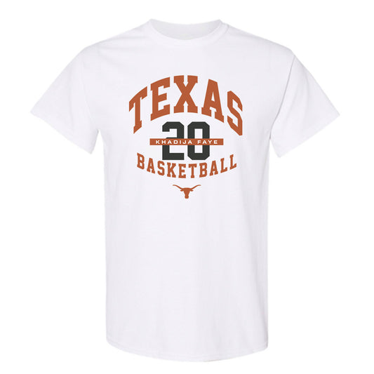 Texas - NCAA Women's Basketball : Khadija Faye - Classic Fashion Shersey T-Shirt-0