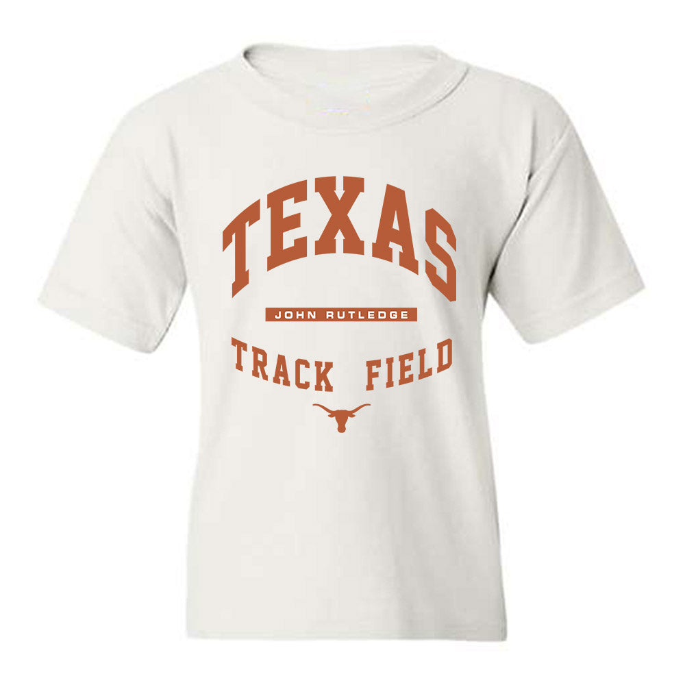 Texas - NCAA Men's Track & Field : John Rutledge - Classic Fashion Shersey Youth T-Shirt-0