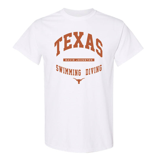 Texas - NCAA Men's Swimming & Diving : David Johnston - Classic Fashion Shersey T-Shirt-0