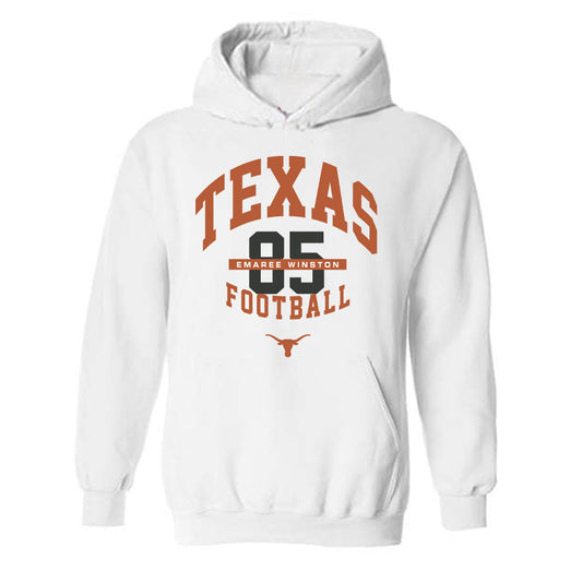 Texas - NCAA Football : Emaree Winston - Classic Fashion Shersey Hooded Sweatshirt-0