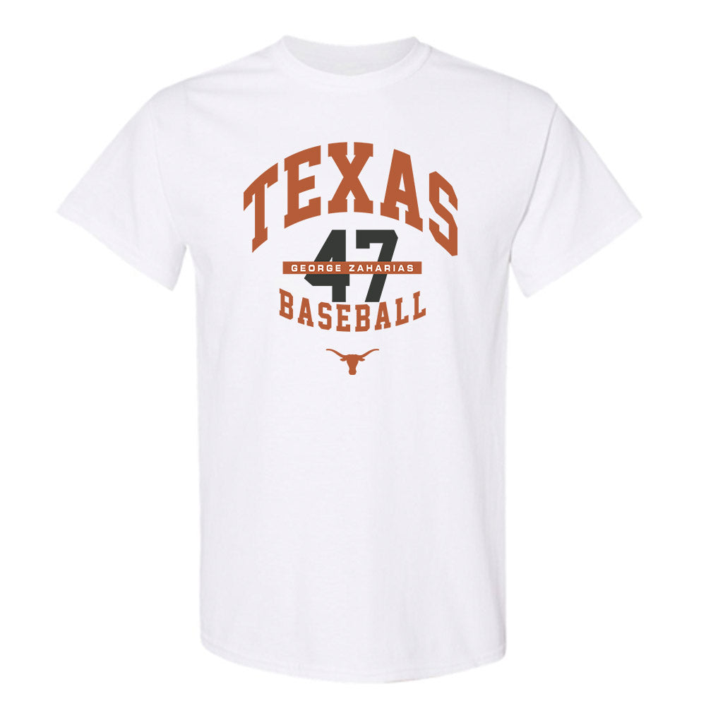 Texas - NCAA Baseball : George Zaharias - Classic Fashion Shersey T-Shirt-0