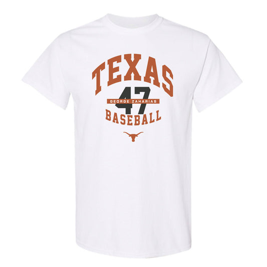 Texas - NCAA Baseball : George Zaharias - Classic Fashion Shersey T-Shirt-0