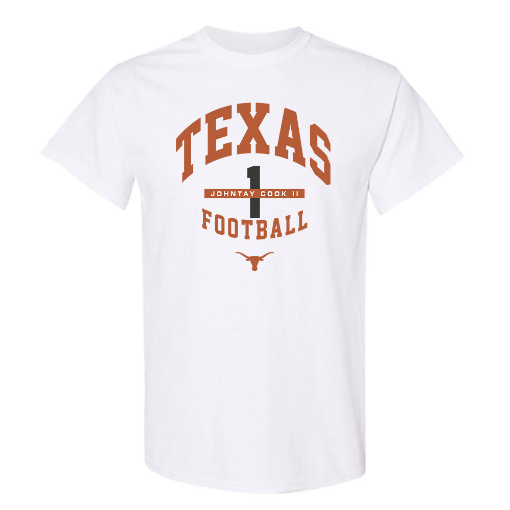 Texas - NCAA Football : Johntay Cook II - Classic Fashion Shersey T-Shirt-0