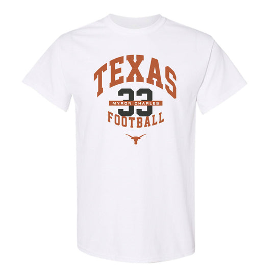 Texas - NCAA Football : Myron Charles - Classic Fashion Shersey T-Shirt-0