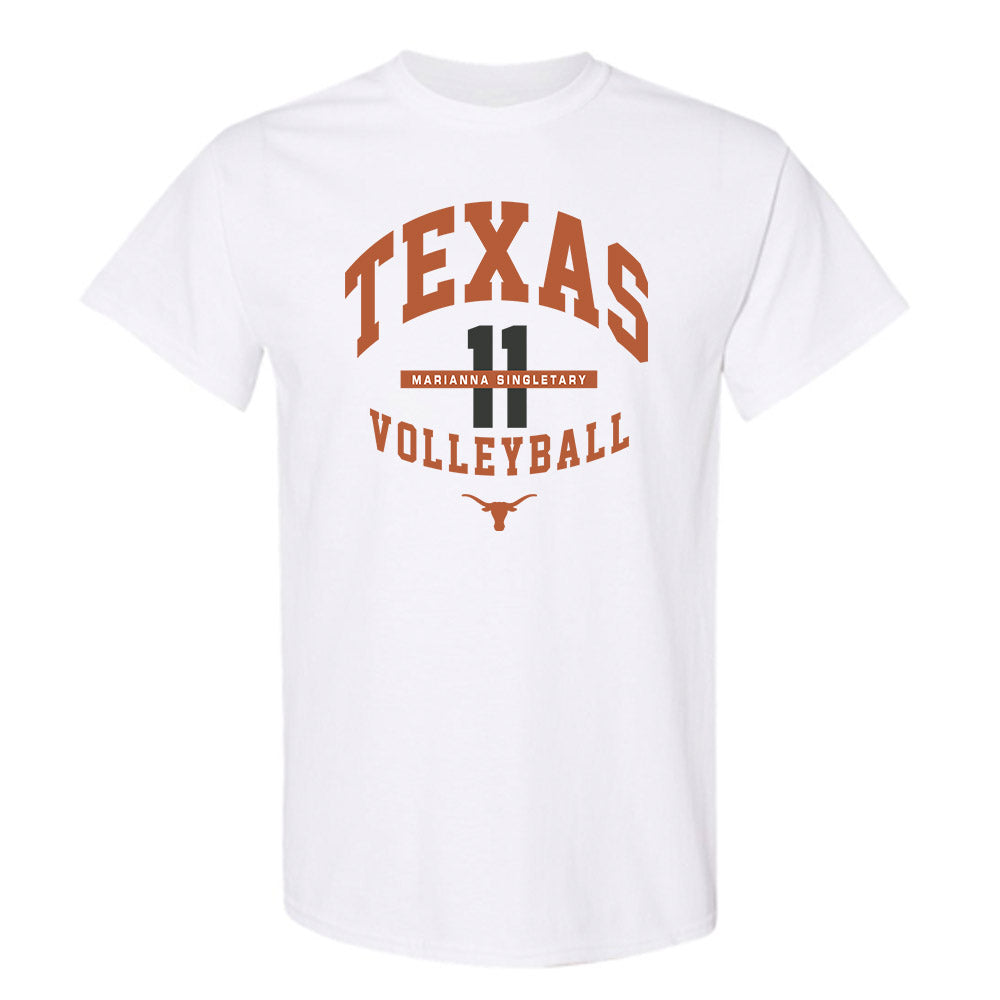 Texas - NCAA Women's Volleyball : Marianna Singletary - Classic Fashion Shersey T-Shirt-0