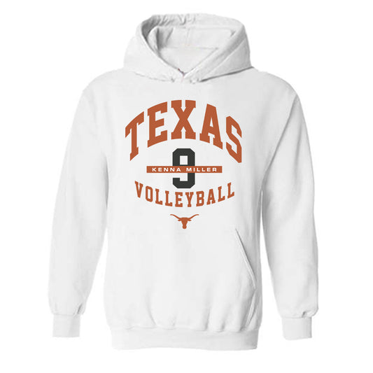 Texas - NCAA Women's Volleyball : Kenna Miller - Classic Fashion Shersey Hooded Sweatshirt-0