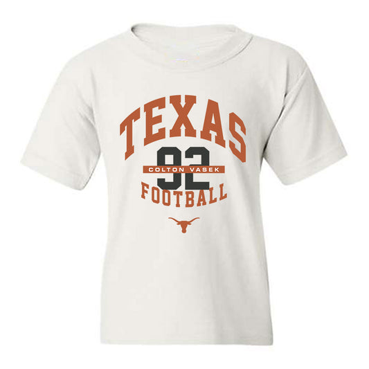 Texas - NCAA Football : Colton Vasek - Classic Fashion Shersey Youth T-Shirt-0