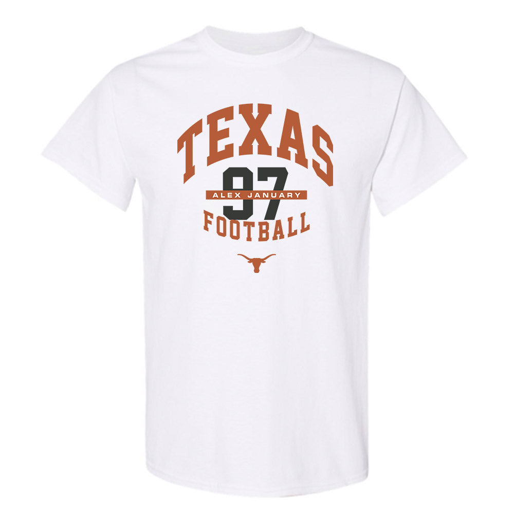 Texas - NCAA Football : Alex January - Classic Fashion Shersey T-Shirt-0