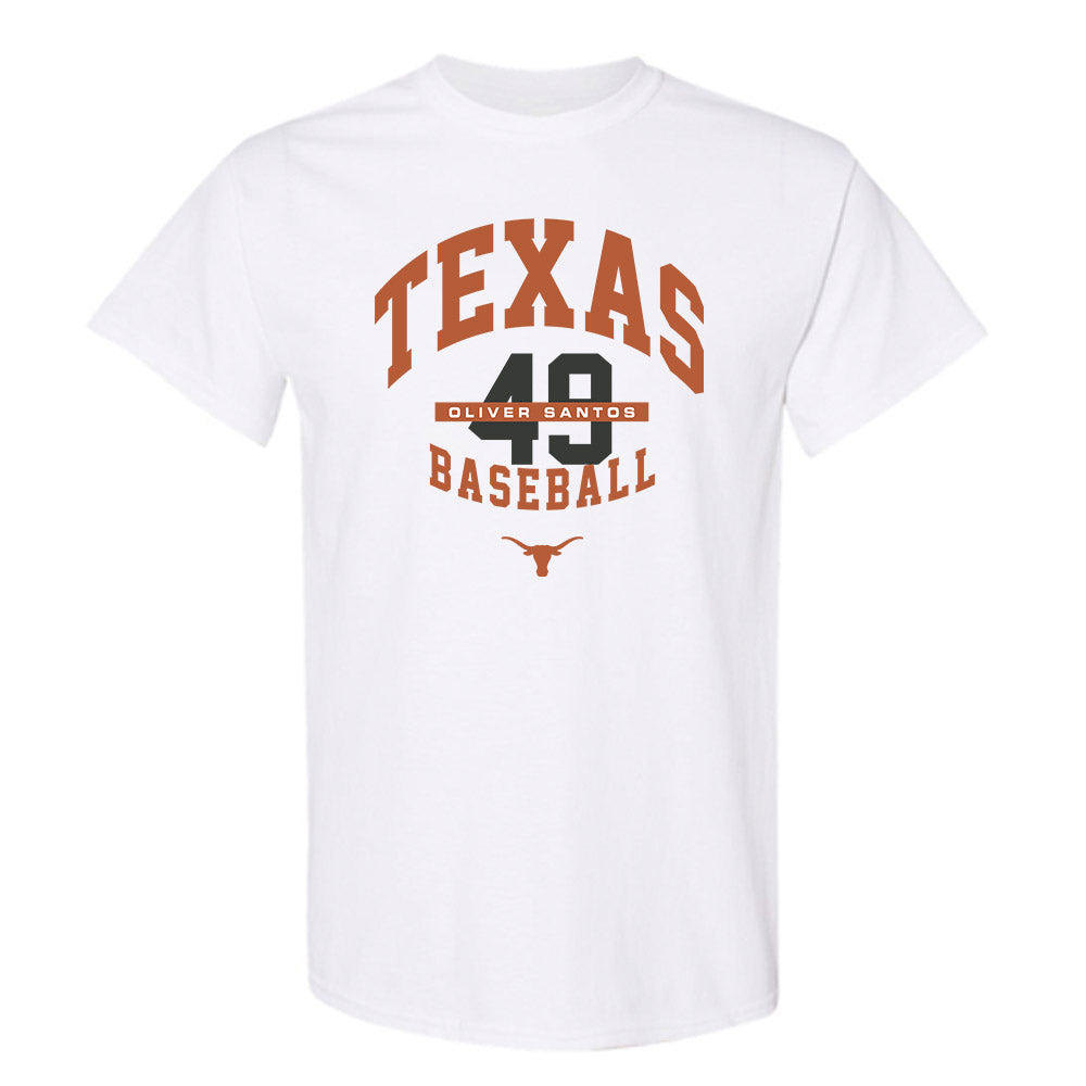 Texas - NCAA Baseball : Oliver Santos - Classic Fashion Shersey T-Shirt-0