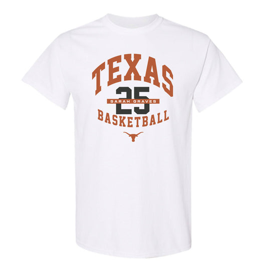 Texas - NCAA Women's Basketball : Sarah Graves - Classic Fashion Shersey T-Shirt-0