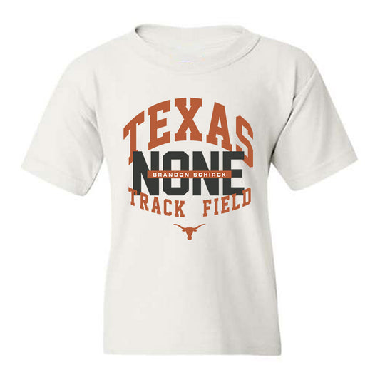 Texas - NCAA Men's Track & Field : Brandon Schirck - Classic Fashion Shersey Youth T-Shirt-0